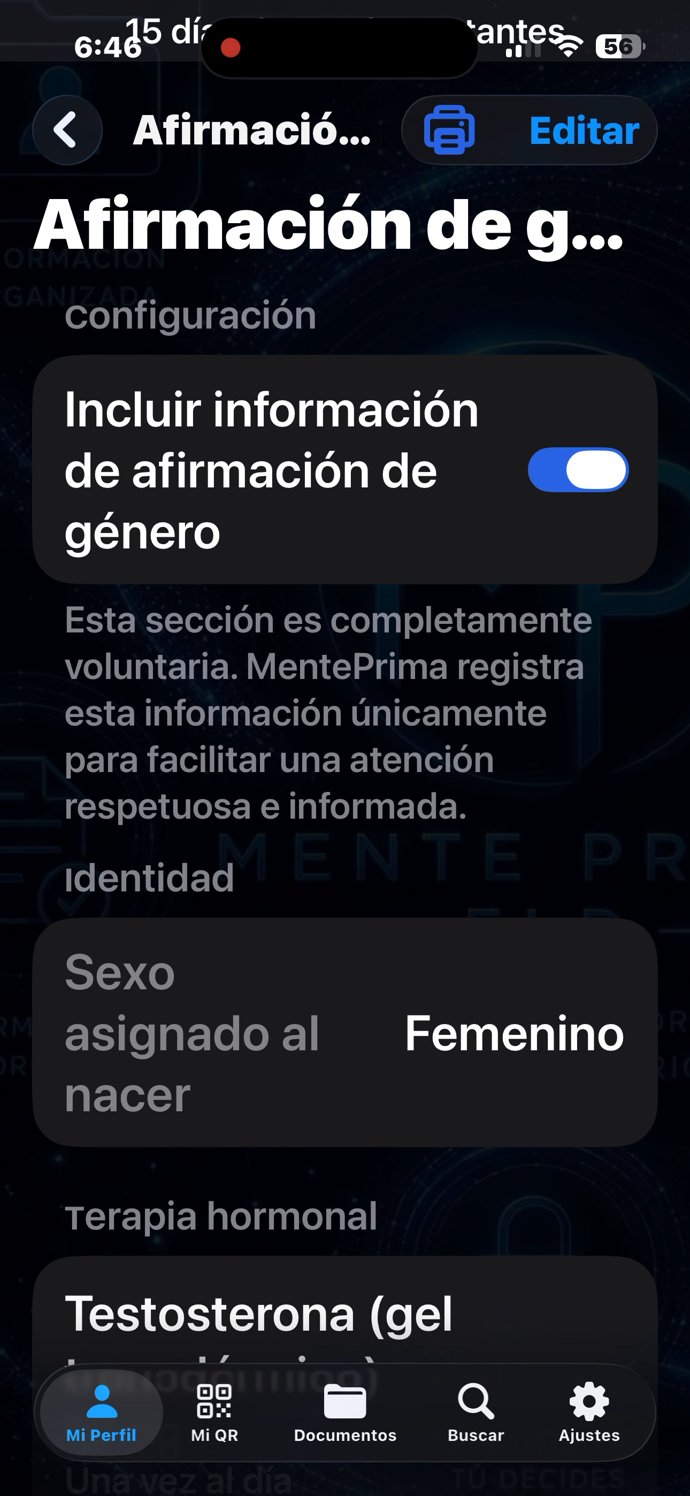 Afirmación de género