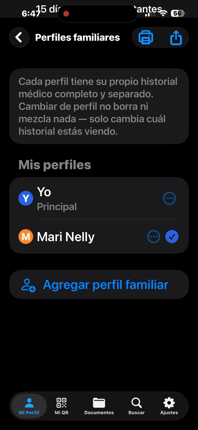 Perfiles familiares