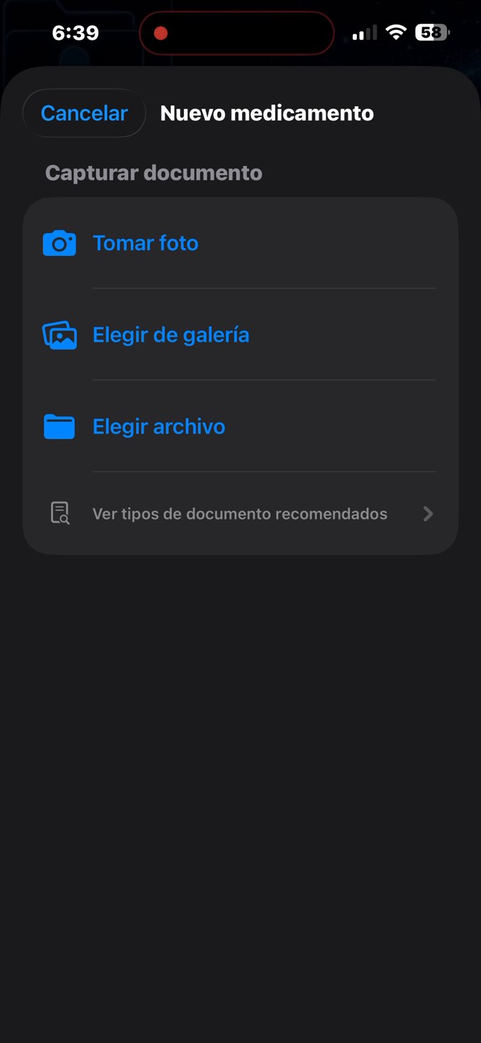 Medicamentos — nuevo registro