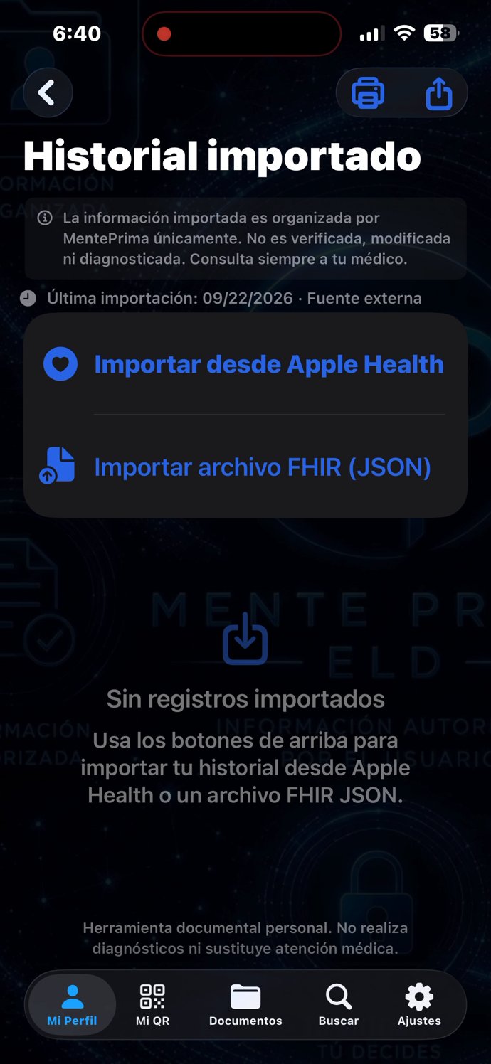 Historial importado
