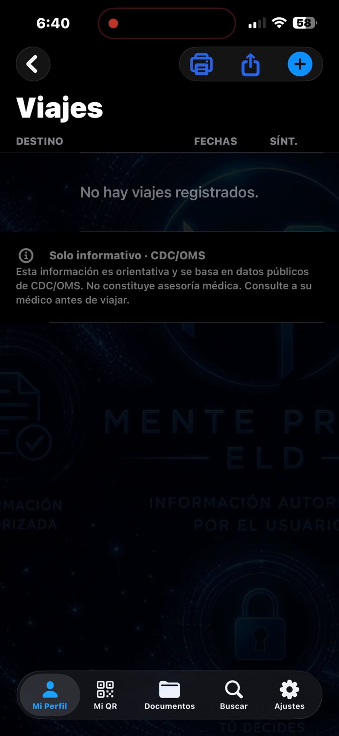 Viajes — lista