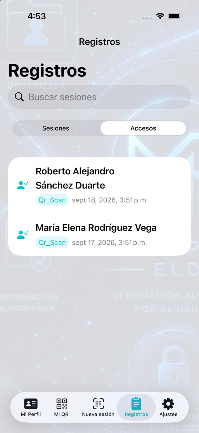 Accesos — registro de escaneos QR
