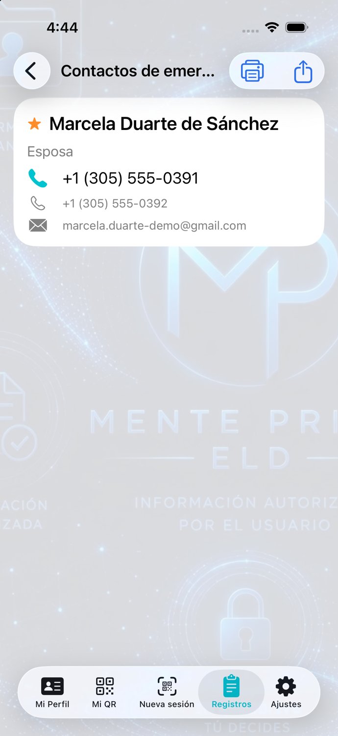 M05 · Contactos de emergencia