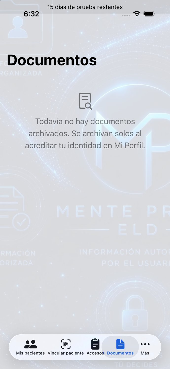 Documentos — identidad del cuidador